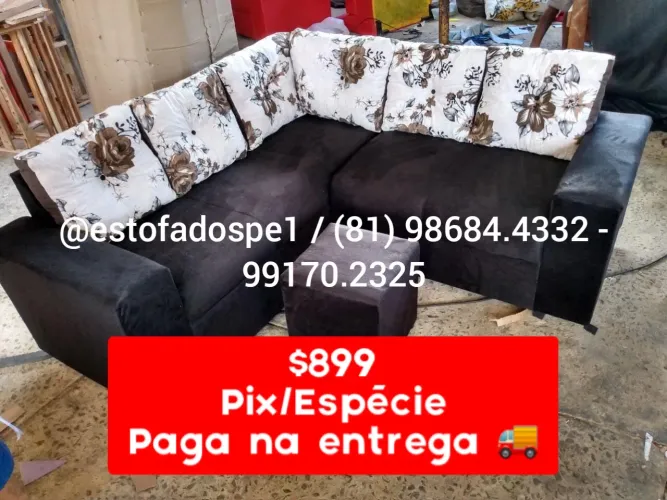 Sofá de Canto 5 lugares