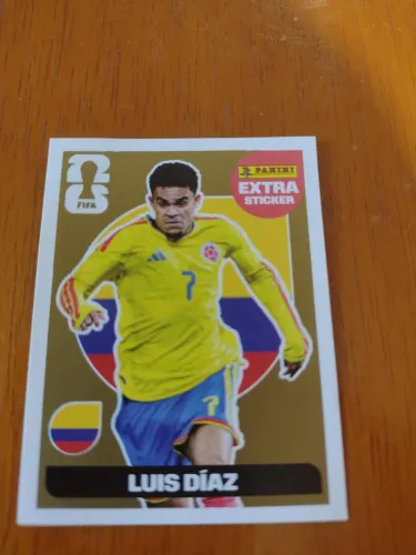 Figurinha ouro Luiz dias nova