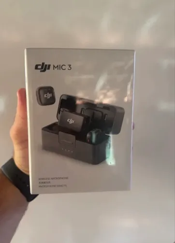 Microfone Mic Mini 3 Novo Lacrado Garantia Loja Física