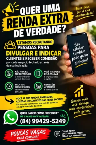 Vaga para divulgador