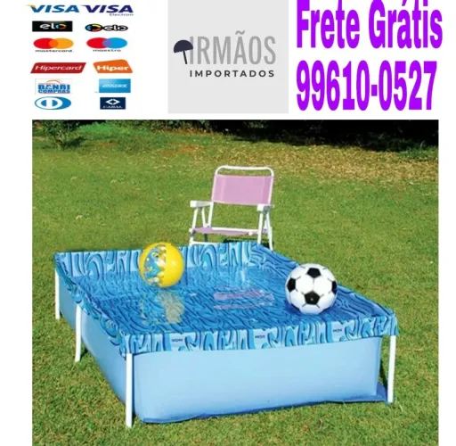 Piscina Infantil Quadrada Mor 400/1000/1500 Litros 