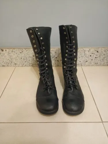 Coturno Bota 100% Couro nº39