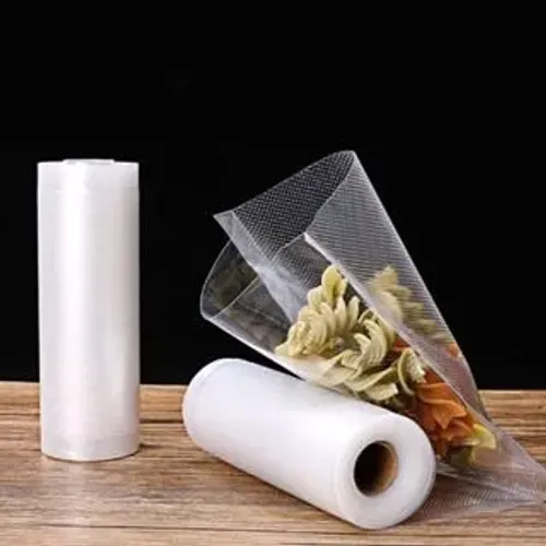 Rolo de saco com ranhuras bobina 25cm x 5m para seladora a vácuo