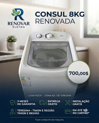 Consul 8 kg - Entrega Grátis
