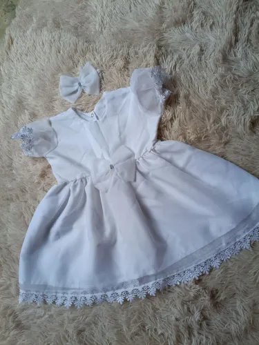 Vestido/ tiara batizado 