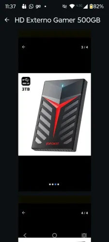 HD Externo Case Gamer