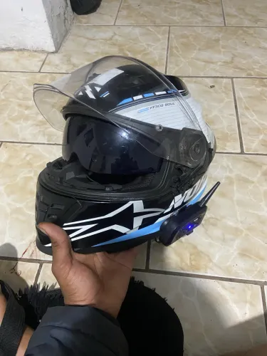 Capacete Norisk Argentina Com Intercomunicador v6