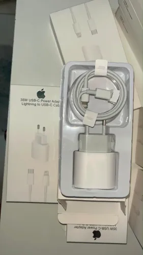 Carregador De iPhone Fonte com Cabo Carregamento Rápido 1m PD 25w