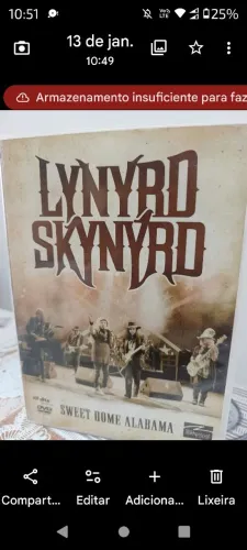 Dvd Lynyrd Skynyrd - Sweet home Alabama