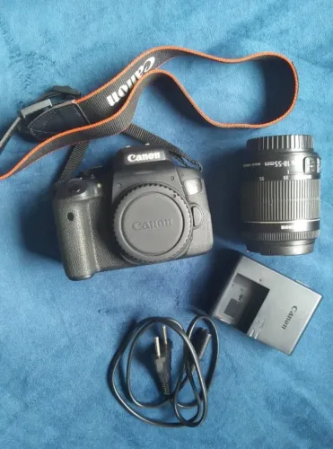Câmera Fotográfica Canon T6i (Impecável) 
