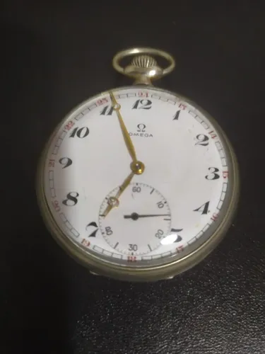 Relógio de Bolso Omega Cal 35.5l Ø47 mm Prateado COLECIONADOR