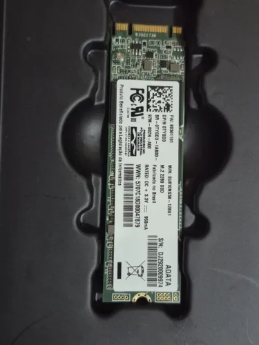 SSD ADATA M.2 2280 - Modelo SU810NS38