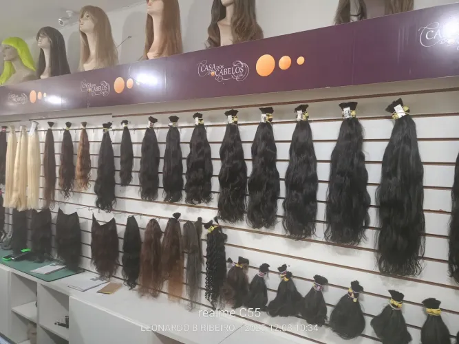Cabelos naturais para apliques 