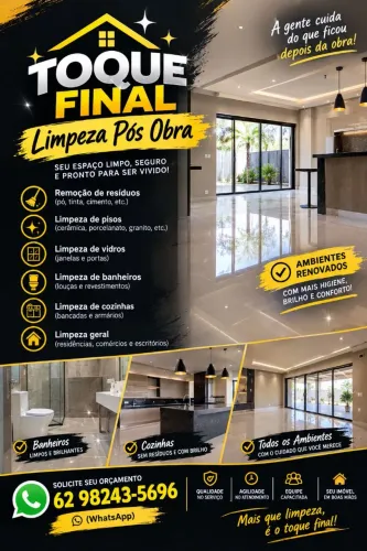 Limpeza pós obra