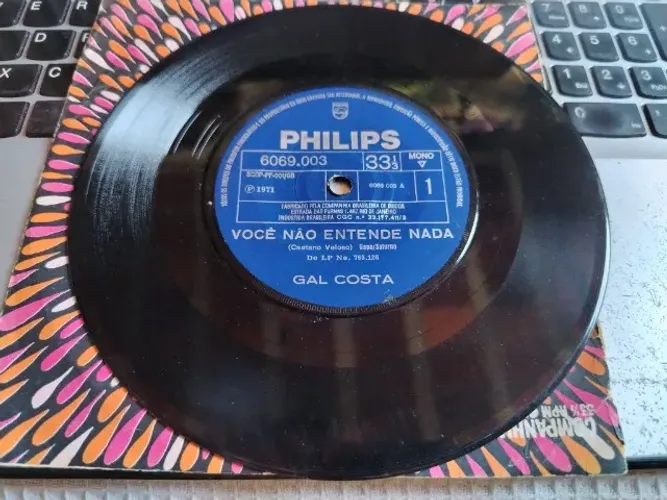Gal Costa Compacto Vinil Voce não entende nada + Deixa Sangrar 1971