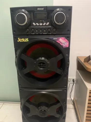 Caixa de som AMVOX 1000W seminovo