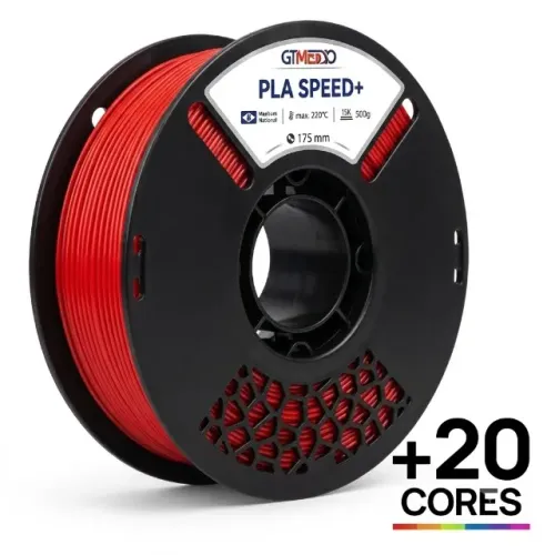 Filamento PLA Speed+ GTMAx3D (Original) - Entrega em todo o RJ COM Nota Fiscal!