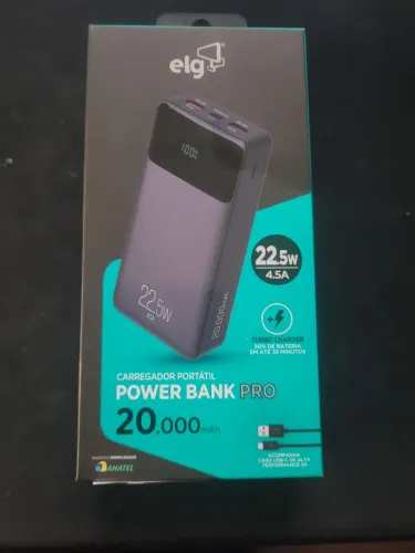 Powerbank PRO ELG - 20000mAh - NOVO E LACRADO - COM NF