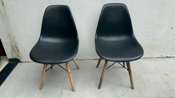 2x Cadeira Eiffel Charles Eames 