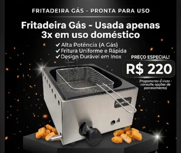 Fritadeira a gás