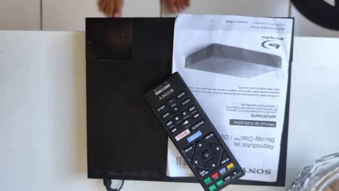 Blu-ray e DVD da Sony, modelo Sony BDP-S1500.