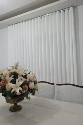 Cortina em promoção para trilho suíço toque acetinada