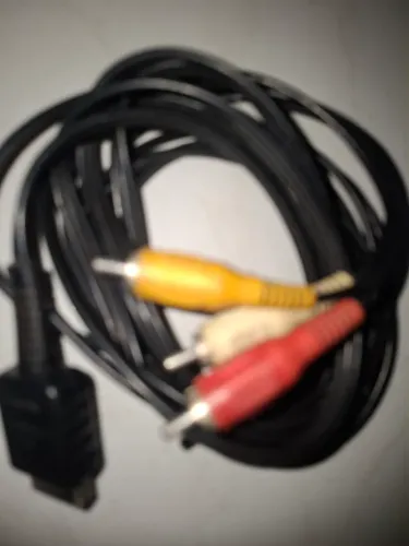 Cabo av rca playstation 1 e 2 original