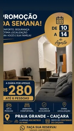 Sobrado com 2 suites 400 mts do mar para temporada e finais de semana