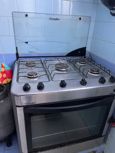 Vendo Folgão de 5 bocas Esmaltec Inox