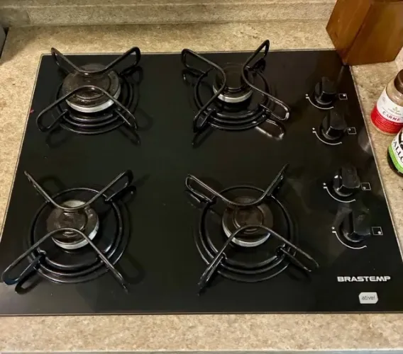 Forno + cooktop Brastemp