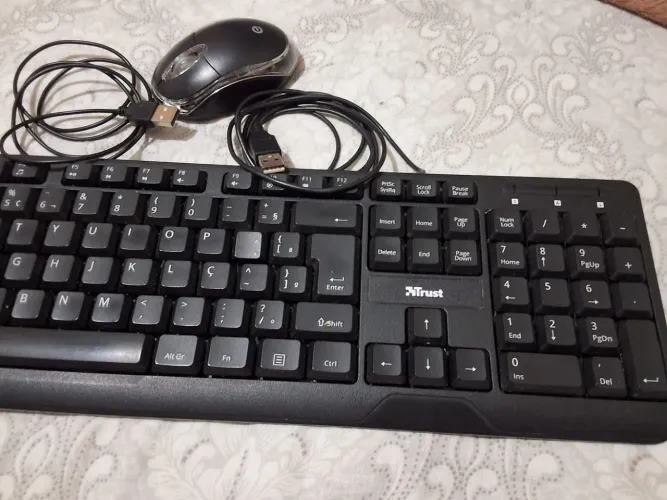 Teclado + mouse USB para Computador