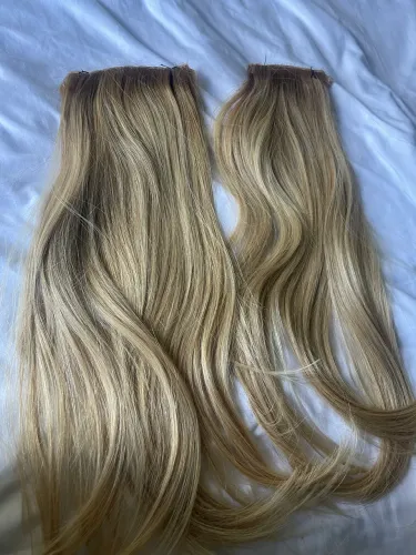 Mega hair humano loiro