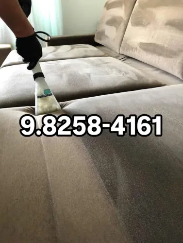 Limpeza de sofá retrátil