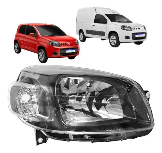 Farol Uno Vivace Way Fiorino 2011 2012 2013 2014 2015 16 L.d Direito