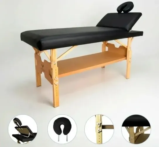 Maca profissional reclinável 3 posições estética massagem