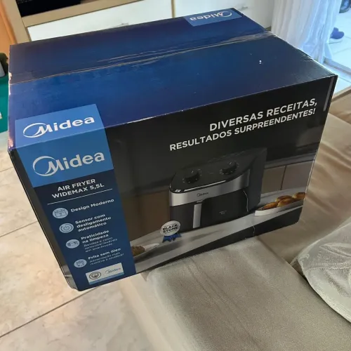 Fritadeira Midea Air Fryer 5,5L nova