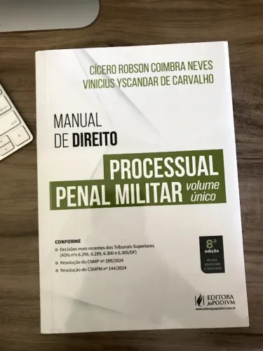 Livro Manual de Direito Processual Penal Militar