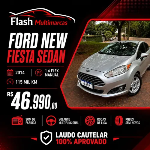 Ford Fiesta Sedan SE 1.6 16V Flex 4P 2014