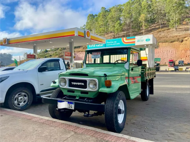 Toyota Band.Picape Chassi Curto Diesel 1985