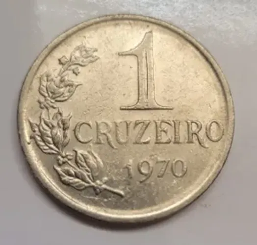 Moeda antiga Cruzeiro Novo -1970