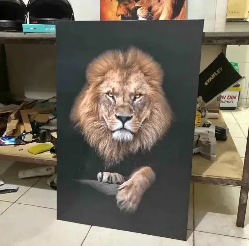 Quadro Leao de juda 