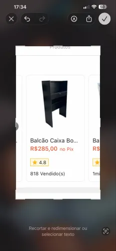 Móveis para loja de roupa