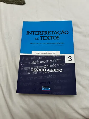 Interpretação de textos Renato Aquino- livro novo sem nenhuma rasura 