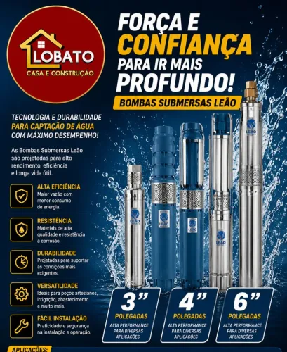 BOMBAS SUBMERSAS LEÃO