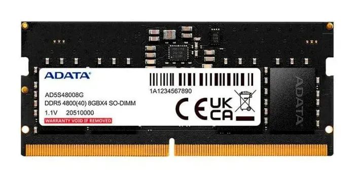 Memória RAM DDR5 16GB (2x8GB) 4800MHz - Notebook