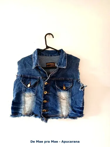 Colete jeans 