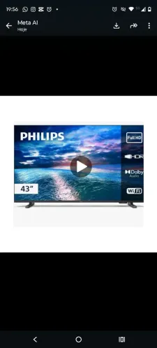 Tv de 43 polegadas com Android Philips