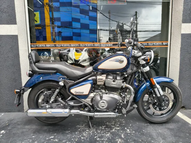 Royal Enfild celestial BLUE 25/26 único dono