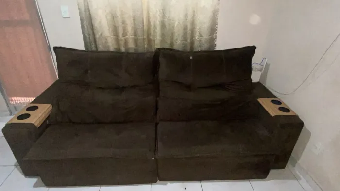 Sofá reclinável de cinema