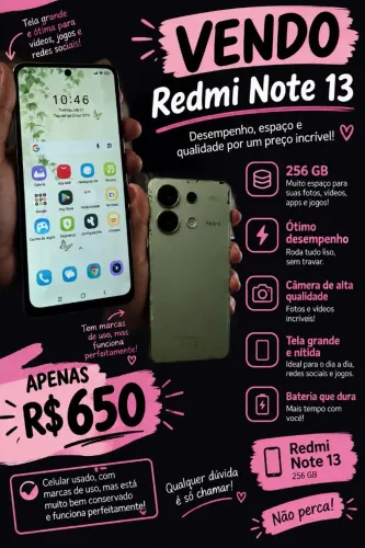 Vendo Redimir note 13